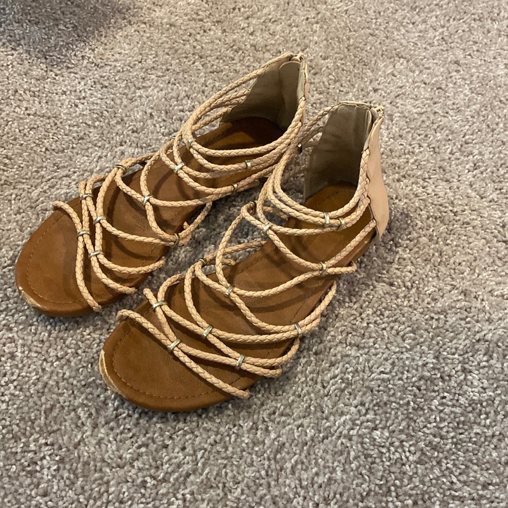Blush sandals